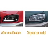 2 pièces de phares LED de voiture, feux de jour LED pour Toyota RAV-4 SXA10 SXA111998 1999 2000, feux de croisement et de route