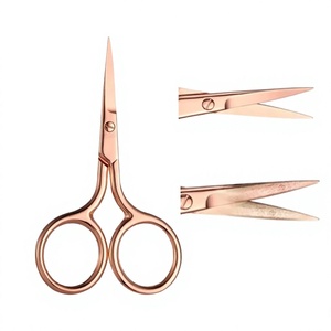 Ciseaux à cuticules ultra-fins en acier inoxydable Bahasa Pro Sharp pour femmes, lame droite, ciseaux de manucure et de sourcils - Product Image 3