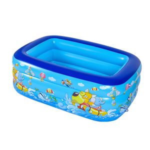 Grande <span class=keywords><strong>piscine</strong></span> gonflable rectangulaire d'extérieur pour enfants, <span class=keywords><strong>piscine</strong></span> gonflable en PVC pleine grandeur pour la plage et le jardin - Product Image 5
