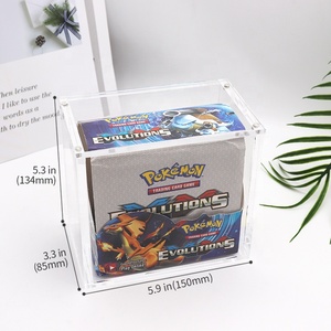 <span class=keywords><strong>PMMA</strong></span> tăng cường trường hợp Acrylic Poke Mon thẻ tăng cường hộp - Product Image 3