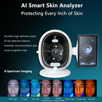 Analyseur de peau numérique, appareil d'analyse de la peau, miroir 3D automatique portable, scanner de peau du visage, beauté Factory AI Magic