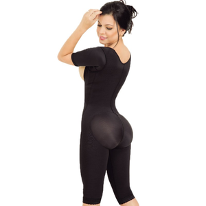 Genouillère à manches courtes Fajas Colombianas String sans couture Sheer Sculpt Sculptwear Shapewear Body Shaping <span class=keywords><strong>Culpt</strong></span> Backless Body - Product Image 3