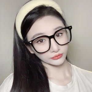 Montures de lunettes carrées rétro unisexes, verres PC anti-lumière bleue, monture complète, lunettes d'ordinateur Taizhou 636 - Product Image 2