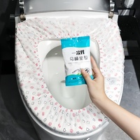 Ensemble de siège de toilette jetable monobloc portable papier non tissé avec siège de maternité étanche pour voyage hôtel usage domestique