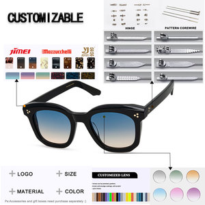 Unisex Rectangle <b>Sunglasses</b> Full Rim Gradient Lenses % UV Protection Night Vision Anti-Radiation Fashion Adult - Product Image 4