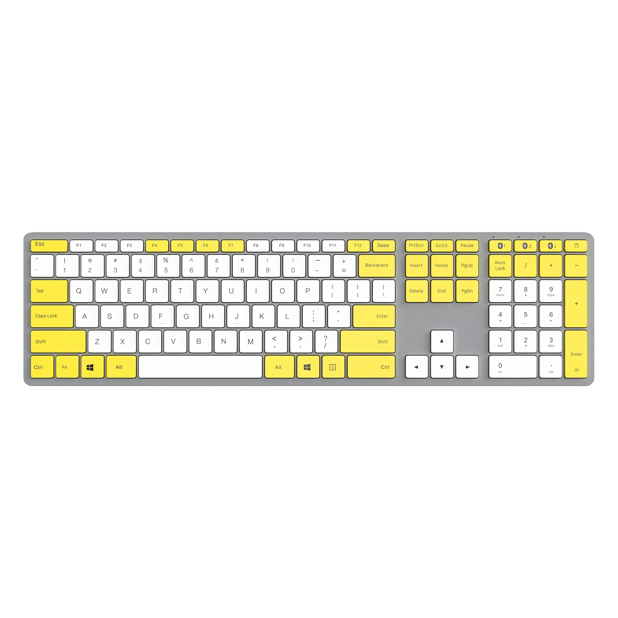 Drahtlose/kabel gebundene Kunststoff-/Aluminium-Tastatur in voller Größe für Mac/Windows mit/ohne beleuchtete 2,4G/Bluetooth/2,4G Bluetooth-Verbindung