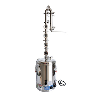 Alambic de distillation électrique domestique 15L, 25L, 33L, 50L, 70L, 98L pour la rectification du brandy avec colonne de reflux