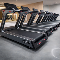 Tapis de course commercial intelligent QS V12T avec moniteur de fréquence cardiaque POLAR, modes de course en contexte réel et structure robuste