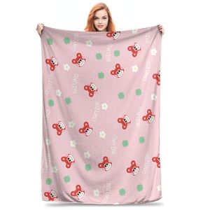 Manta de Franela Floral, Manta para Siesta, Resistente a la Decoloración, Ligera, para Cama, Sofá, Sillón, Impresión Personalizada, OEM, ODM, YH-MT-111 - Product Image 5