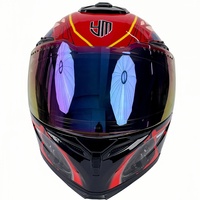 Casque de moto modulaire YM 911, casque intégral rabattable pour la course, double visière, homologué DOT, respirant, pour le tourisme et la conduite en ville