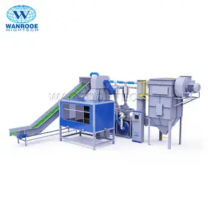Waste Medical Board Blister Pack Composite Panel Plastic Aluminum Foil Roll Separation Recycling Machine