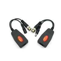 Balun vidéo passif HD 5MP BNC vers RJ45 avec alimentation via câble réseau UTP Cat5e pour caméra de surveillance CCTV