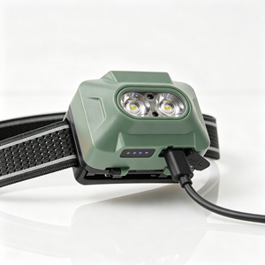 <span class=keywords><strong>Lampe</strong></span> frontale LED hybride double alimentation 700lm pour camping, randonnée et situations <span class=keywords><strong>d</strong></span>'urgence, avec <span class=keywords><strong>d</strong></span>étecteur de mouvement mains libres et rechargeable - Product Image 2