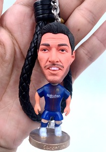 พวงกุญแจรูปดาวฟุตบอลพีวีซีตกแต่งเค้กรูปนักฟุตบอล2022แฟนบอลของเล่นของที่ระลึกวันเกิดพวงกุญแจยาง - Product Image 2