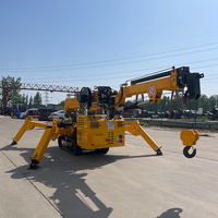 Ascenseur de grue d'araignée d'installation en verre de haute altitude grue d'araignée de 3 tonnes rotation de 360 degrés certifiée ce