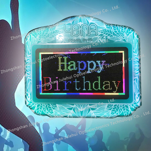 Panneau d'affichage LED rechargeable personnalisable Présentateur de service de bouteilles VIP Panneau d'affichage pour la fête - Product Image 5