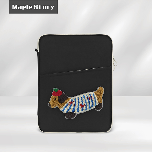 10.9/12.9 Inch Soft Korean Polyester Fashionable Tablet Sleeve Bag 9-11 iPad Pro/Air Galaxy Tab S9/S8 Fits Keyboard Pen