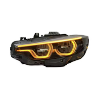 Faros Delanteros JY para BMW F32 F80 F82 F8X M3 M4: Luces de Circulación Diurna de Tres Colores Intercambiables Estilo IKON V2, Faros Delanteros F32