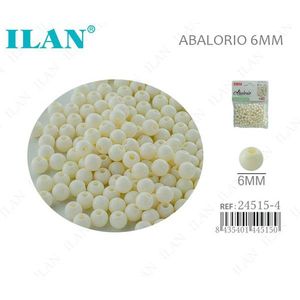 ILAN Abalorio de 6mm de Color Sólido para la Fabricación de Joyas - Product Image 1