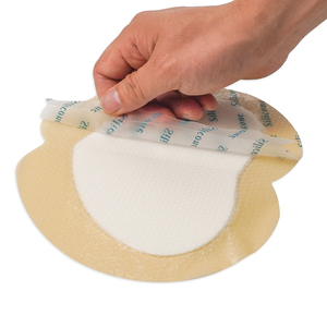 Vendaje de espuma de silicona para heridas con borde, sacro, úlceras por presión, almohadilla de vendaje adhesivo para úlceras, altamente absorbente, - Product Image 4