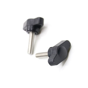 Tornillo <span class=keywords><strong>de</strong></span> mariposa en T <span class=keywords><strong>de</strong></span> 27 mm con mango <span class=keywords><strong>de</strong></span> acero inoxidable, tornillo manual con cabeza <span class=keywords><strong>de</strong></span> goma, perno M5 <span class=keywords><strong>de</strong></span> 25 mm - Product Image 5