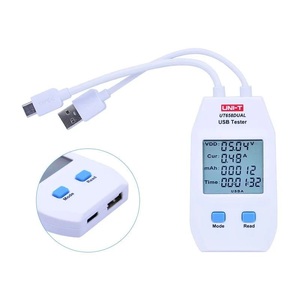 Uni-t UT658 Probador USB de Carga Rápida para Móviles con Interfaz Tipo B/C, Medidor de Corriente, Capacidad, Energía y Resistencia - Product Image 3