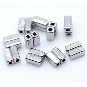 Accesorios dentales de <span class=keywords><strong>ortodoncia</strong></span>, <span class=keywords><strong>cadena</strong></span> de botones, tubo cruzado, de doble tubo gancho de tracción, Mini tope crimpable, gancho crimpable - Product Image 4