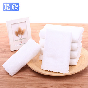 Chiffon de nettoyage en microfibre Fan Xin Warp Knitted 30x70cm, usage industriel, blanc, bords coupés - Product Image 2