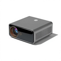 Projecteur intelligent portable Android 9 1080P avec haut-parleurs intégrés, compatible 3D, WiFi, LCD, 8 Go de stockage pour home cinéma