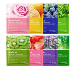 Maschera Viso Idratante alle Frutta in Confezione Semplice, Maschera Purificante per Pelle Liscia e Morbida, Maschera Sbiancante e Idratante - Product Image 5