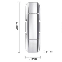 Clé USB 3.2 en métal personnalisable avec logo, haute vitesse, 1 To, 128 Go, 256 Go, 512 Go, Type C OTG, lecteur flash SSD