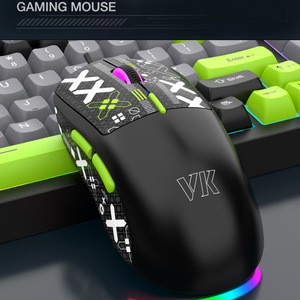 Teclado Luminoso para Juegos, Ratón RGB con Cable, Personalización de Juegos, Bloqueo de 3 Colores, Juego de Teclado y Ratón para Juegos - Product Image 2