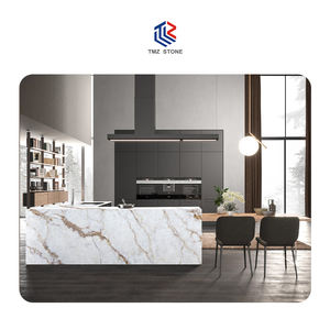 TMZ 7003 Cristallo PD Cuarzo Blanco Elegante Quarzo Losa de piedra artificial para encimera Vanity Top para Hotel Villa Departamento - Product Image 5