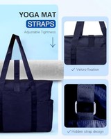 Sac fourre-tout tendance résistant à l'eau toutes saisons pour femme, capacité 26L, sac de voyage et de travail, doublure en polyester, fermeture éclair