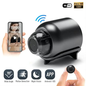 Caméra de surveillance pour bébé <span class=keywords><strong>Wifi</strong></span> HD 1080p, caméra de sécurité familiale avec vision nocturne, détection de mouvement, surveillance grand angle - Product Image 6