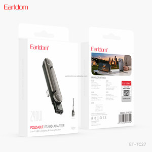 อะแดปเตอร์กำลังสูง Earldom 240W 2-in-1 ชาร์จและดูวิดีโอได้ในตัว พร้อมตัวล็อคโลหะ สำหรับโทรศัพท์มือถือและแล็ปท็อป - Product Image 6