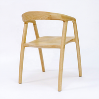 Chaises de salle à manger pliantes en bois massif Lulu de haute qualité, design moderne, meubles durables pour la maison, le bar et l'appartement