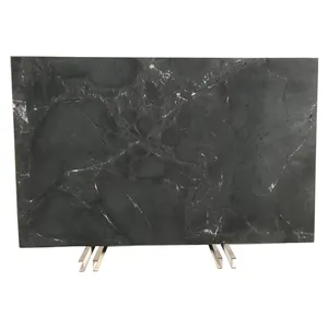 Natural Leather Black Diamond Quartzite Slabs