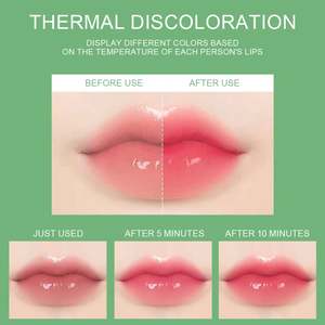 Bálsamo Labial de Aloe Vera que Cambia de Color, Hidratante, Humectante, Resistente al Agua, con Cambio de Temperatura - Product Image 3