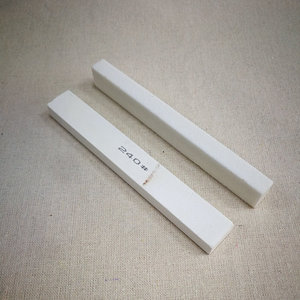 Disque de meulage rectangulaire blanc Jinglian Lens Strip 240 Grit pour machine à tailler les verres - Product Image 1