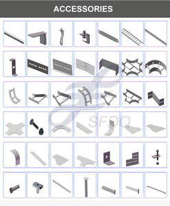 निर्माता किशिंग गैल्वेनाइज्ड स्टील छिद्रित केबल ट्रे सिस्टम - Product Image 6