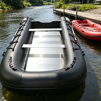 Bateau de pêche gonflable en PVC, haute vitesse, pour usage récréatif, 3 personnes, en promotion