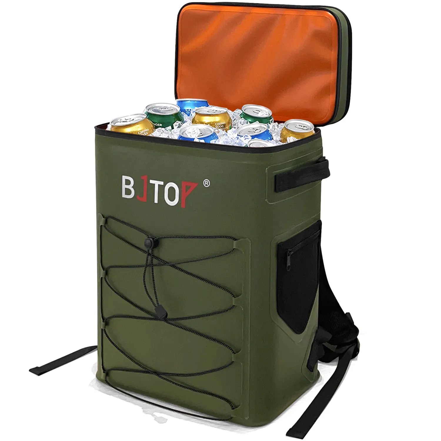 Özelleştirilmiş 100% su geçirmez TPU yalıtımlı soğutucu buz sırt çantası açık piknik plaj öğle yemeği gıda soğutucu termal sırt çantası