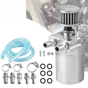 Auso-Racing Oil Catch <b>Can</b> Universal Aluminum Alloy With <b>Air</b> Filter For Car Modification - Product Image 4