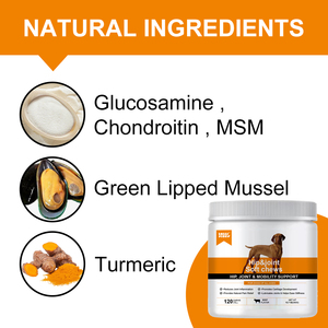 Vente en gros d'extrait de <span class=keywords><strong>glucosamine</strong></span> <span class=keywords><strong>HCL</strong></span> MSM Yucca arôme naturel complément pour chien joint de chanvre à mâcher doux pour chien - Product Image 4