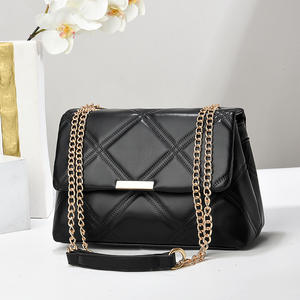 Sac carré matelassé de luxe pour femme, en cuir PU ultra doux, avec fermeture éclair et bandoulière chaîne, sac à bandoulière, capacité 2L, Printemps 2026 - Product Image 4