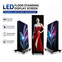 2024 vendita calda personalizzabile Poster a colori interni Display a LED P2 P2.5 piano in piedi schermo digitale SDK Poster schermo a LED