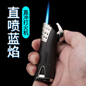 ไฟแช็กบิวเทนแบบจุดตรง ทนลม เปลวไฟสีฟ้า สำหรับจุดซิการ์และใช้เดินทาง - Product Image 1