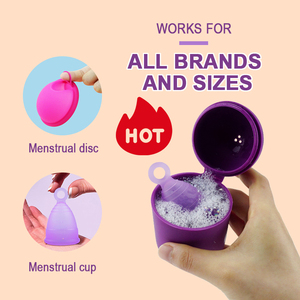 Coupe menstruelle en silicone médical écologique Feminy, coupe collectrice et stérilisateur, kit de coupe menstruelle - Product Image 4