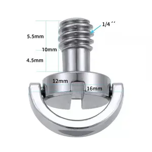 Fabriek Customization1/4 "D Ring Digitale Beugel Cnc Camera Schroef